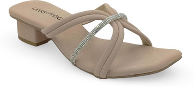 legsgo Women Heels(Beige , 8)