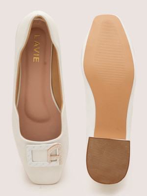 LAVIE Women Heels(White , 4)