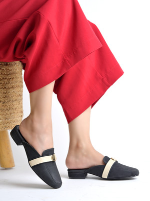 Stylestry Women Heels(Black , 6)