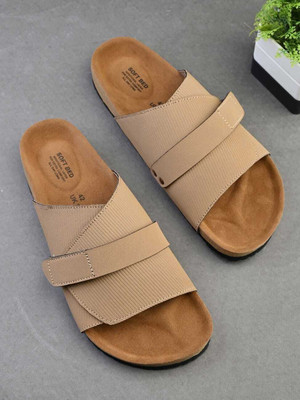 HERE&NOW Men Sandals(Beige , 12)