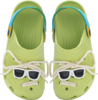 Cassiey Women Clogs(Green , 4)