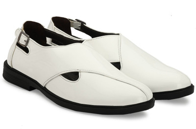 PILADO Men Sandals(White , 6)