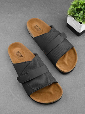 HERE&NOW Men Sandals(Black , 9)