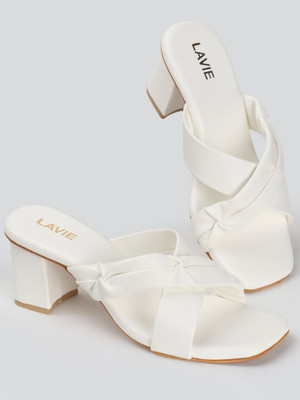 LAVIE Women Heels(White , 4)