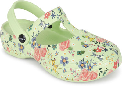 Cassiey Women Clogs(Green , 6)