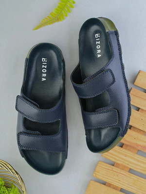 BIZORA Men Sandals(Blue , 9)