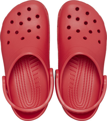 CROCS Classic Varsity Men Sandals(Red , 10 UK/India)