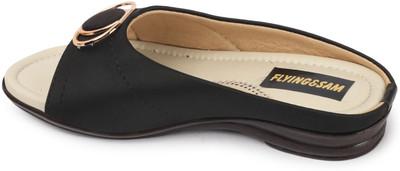 FLYING&SAM Women Flats(Black , 3)