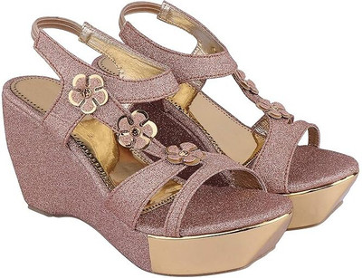 SKYVAGA Women Wedges(Natural , 8)