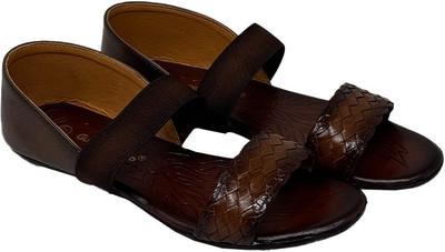 GLOBAL STEP Women Flats(Tan , 8)