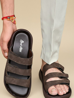 Real Bliss Men Sandals(Brown , 10)
