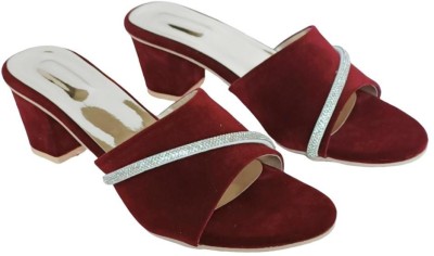 SGH Women Heels(Maroon , 3)