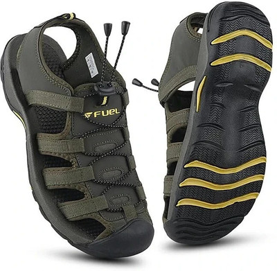 FUEL Men Sandals(Olive , 7)
