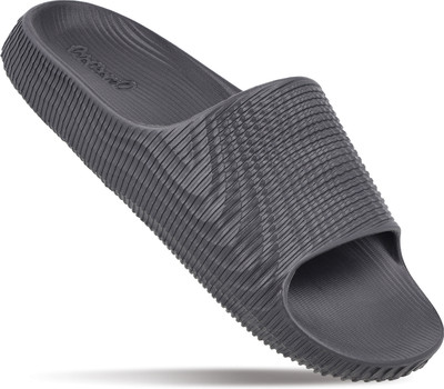 WALKAROO Men Flip Flops(Grey , 6)