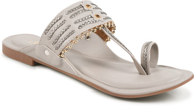 Padchin Women Flats(Grey , 5)