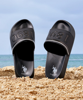 U.S. POLO ASSN. Men Casual(Black , 7)