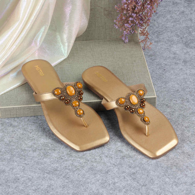 METRO Women Flats(Gold , 7)