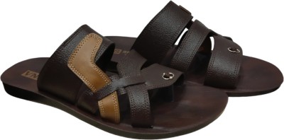 Abezag Men Sandals(Brown , 8)