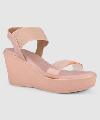 Inc.5 Women Wedges(Orange , 3)