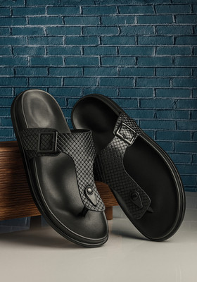 missas group Men Sandals(Black , 10)