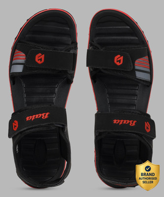 Bata Men Sandals(Black , 7)