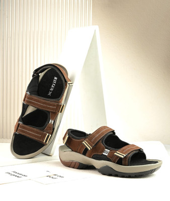 KILLER KL20104 Lightweight Comfort Extra Soft Summer Trendy Premium Stylish Men Sandals(Brown , 9)