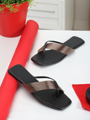 KILLER Women Flats(Black , 8)
