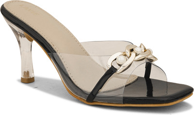 LAVIE Women Heels(Black , 7)