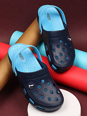 WELCOME Ultra Soft Waterproof Daily Wear with Adjustable Back Strap Anti-Skid Comfort| Men Clogs(Multicolor , 9)