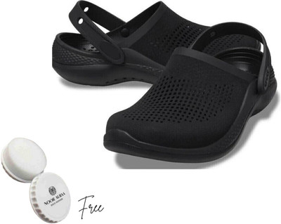 SLIPRA Men Clogs(Black , 9)