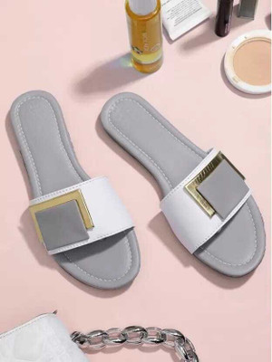 ZIYARAT COLLECTION Women Flats(Grey , 5)