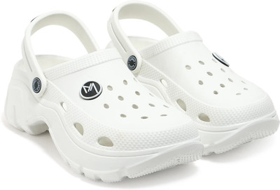 MILESTOE Women Clogs(White , 8)