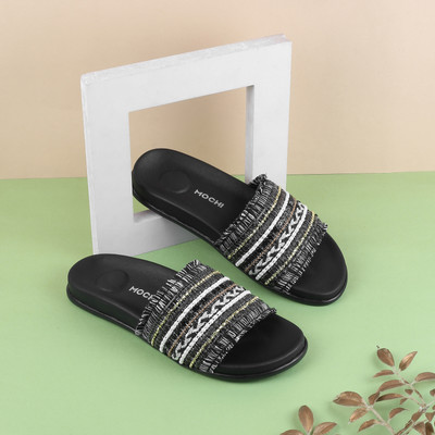 MOCHI Women Flats(Black , 5)