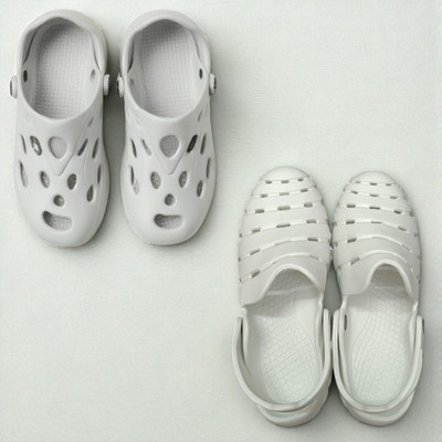 Monrav Men Clogs(Off White, White , 10)