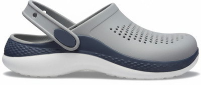 CABANARETAIL Men Clogs(Grey, White , 9)