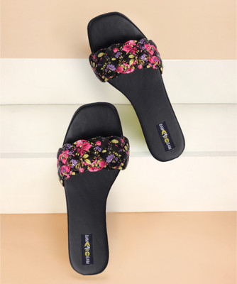Bambam Women Flats(Black , 4)