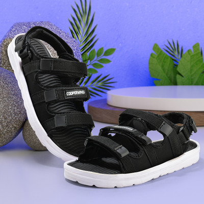 COOPERWINGS Men Sandals(Black , 10)