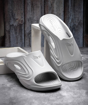 BERSACHE Men Wedges(White , 7)