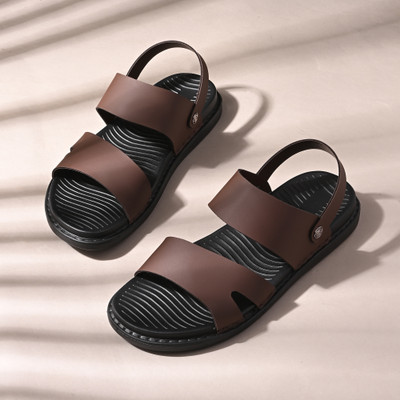 KILLER Men Sandals(Brown , 10)