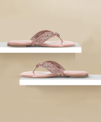 Inc.5 Women Flats(Orange , 4)