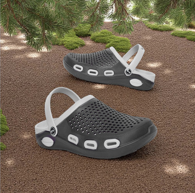 AD-FOAM Men Clogs(Grey , 8)