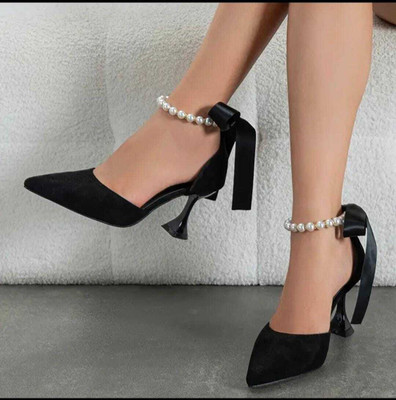 soniacollection Women Heels(Black , 5)