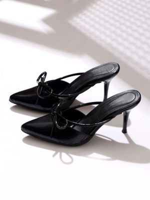 Diva looks Women Heels(Black , 4)