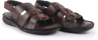 FAUSTO Men Sandals(Brown , 9)