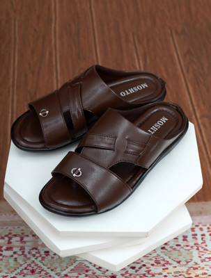 OMA Men Sandals(Brown , 7)