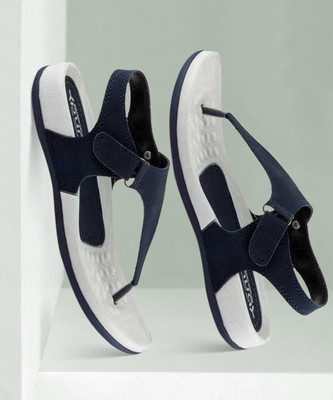 ALCOME Women Flats(Blue , 6)