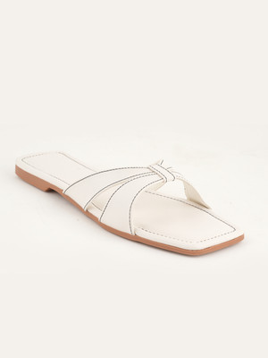 Dressberry Women Flats(White , 6)