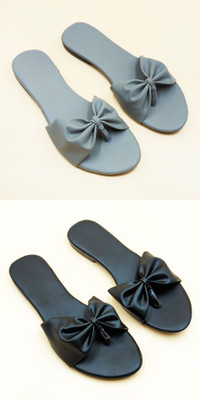 RTC ROYAL TRADING COMPANY Women Flats(Black, Blue , 4)