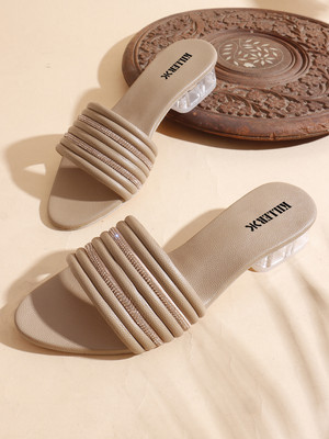 KILLER Women Heels(Beige , 3)