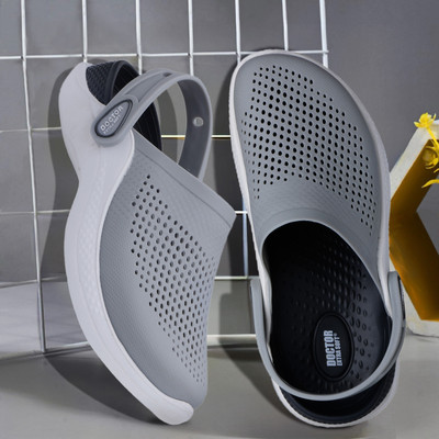 DOCTOR EXTRA SOFT Men Sandals(Grey , 5)